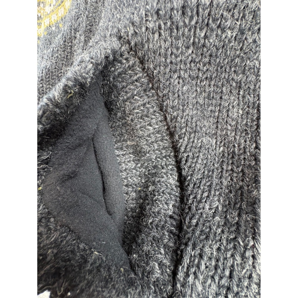 Lost Horizons Cardigan Mens L Gray Wolf Heavyweight Wool Full Zip Nepal - Picture 6 of 14